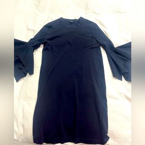 Cos Fitted Navy Dress 0